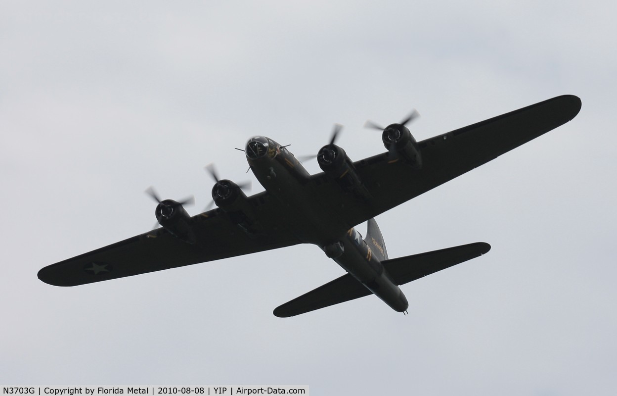 N3703G, 1945 Boeing B-17G Flying Fortress C/N 44-83546-A, Memphis Belle