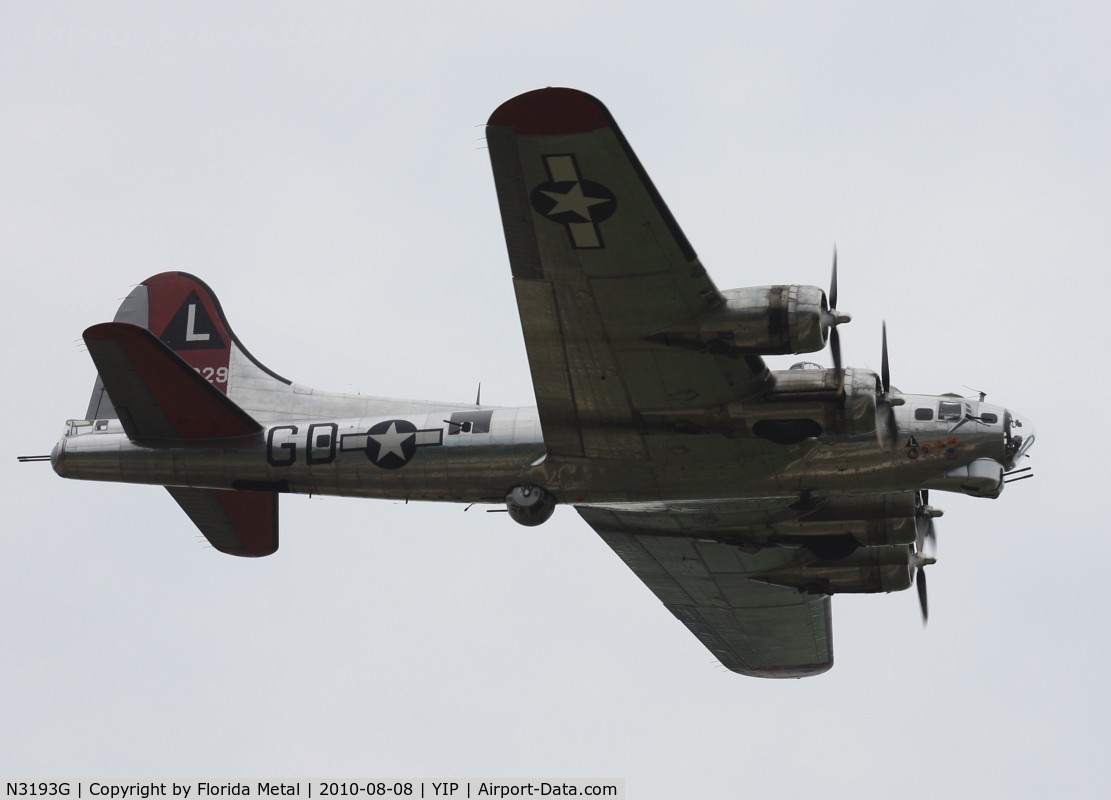 N3193G, 1944 Boeing B-17G Flying Fortress C/N 77255, Yankee Lady