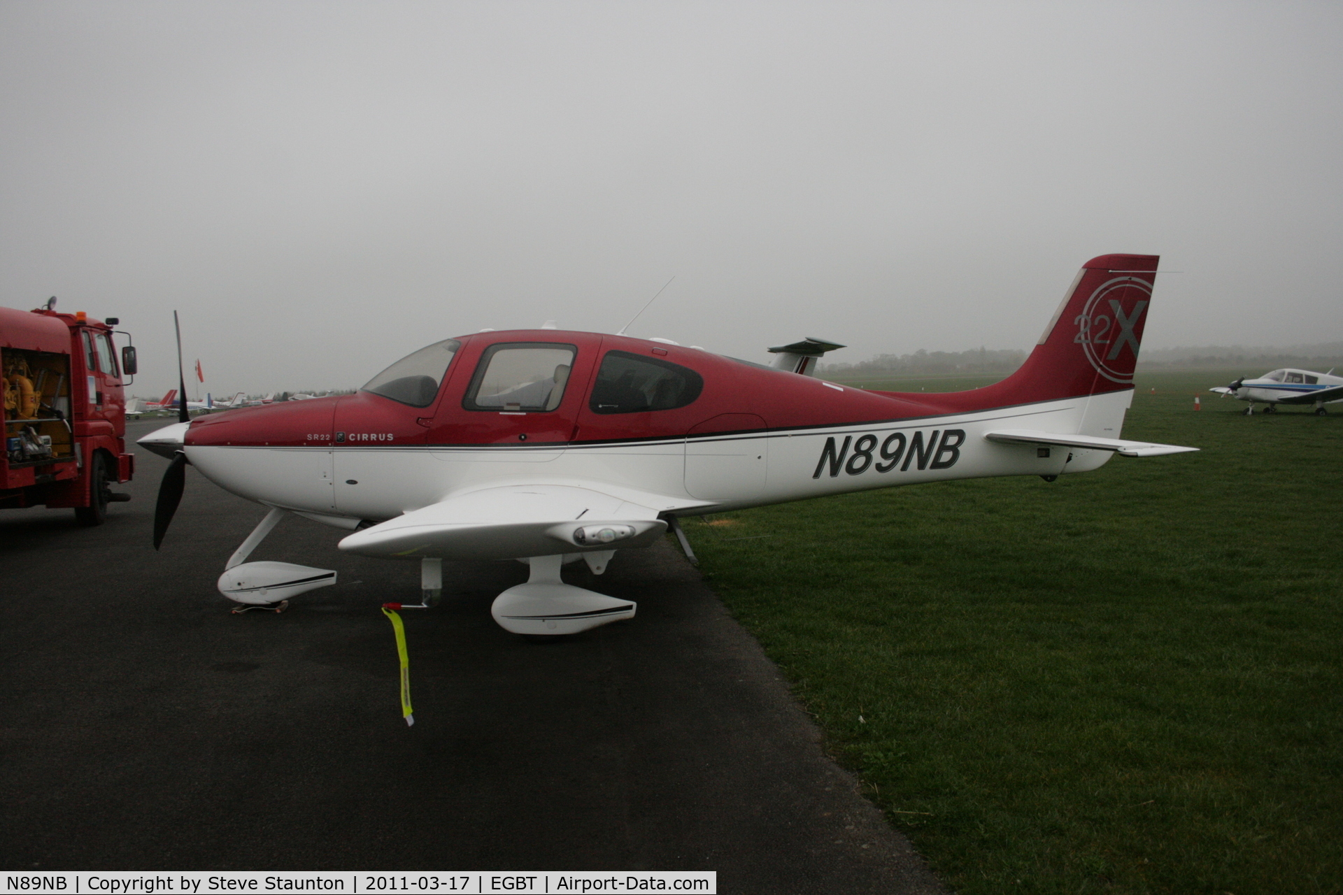 N89NB, Cirrus SR22X C/N 3680, Taken at Turweston Airfield March 2010