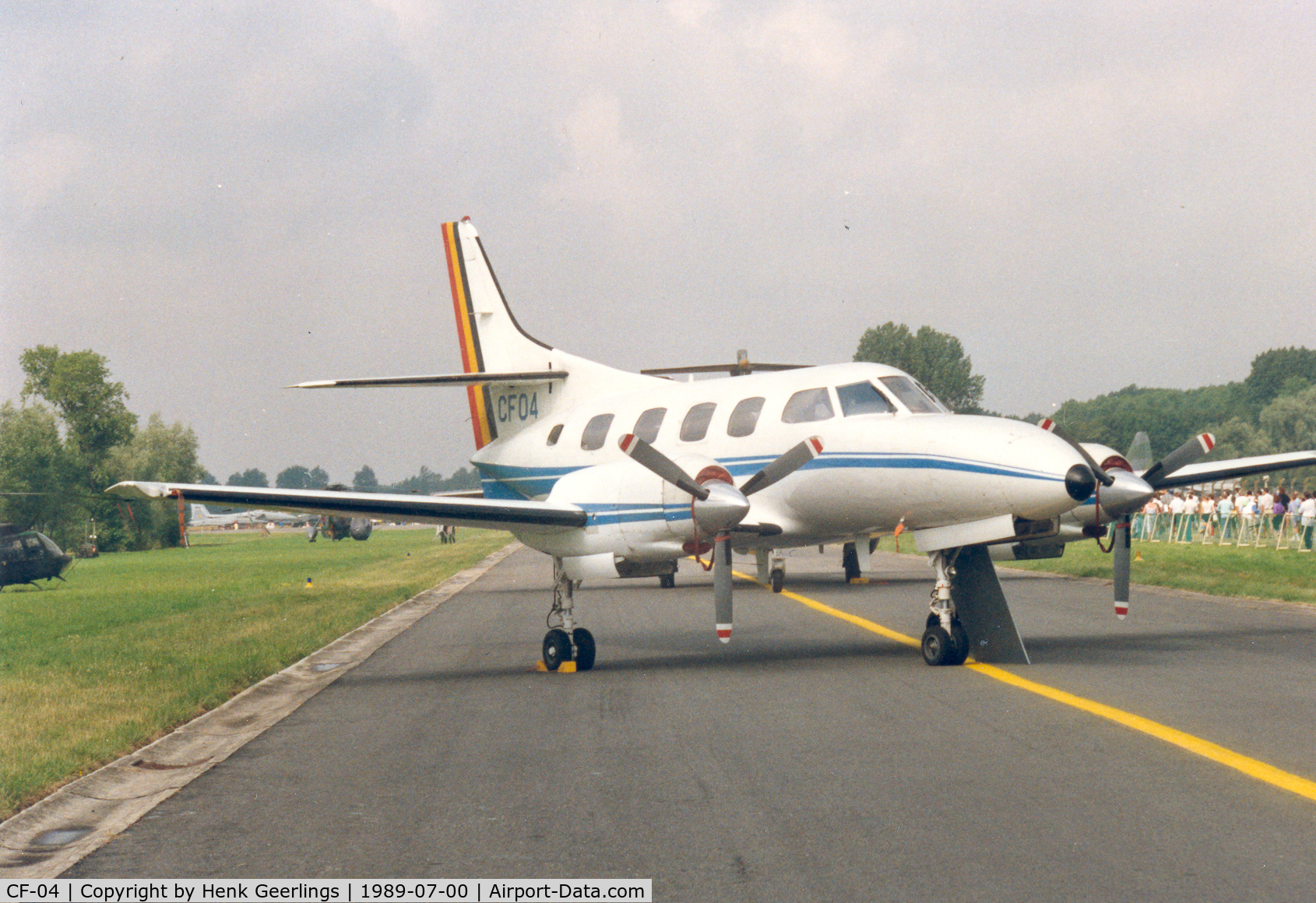 CF-04, 1975 Swearingen SA-226T Merlin IIIA C/N T-264, Belgian Air Force