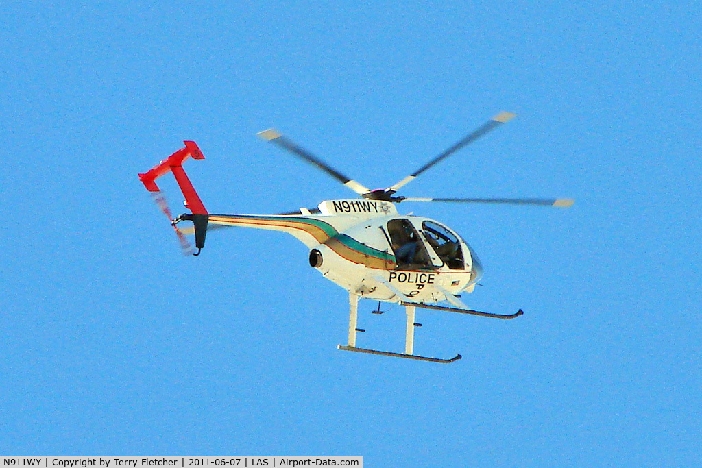 N911WY, 2000 MD Helicopters 369FF C/N 0144FF, 2000 Md Helicopter Inc 369FF, c/n: 0144FF of Las Vegas Police Dept