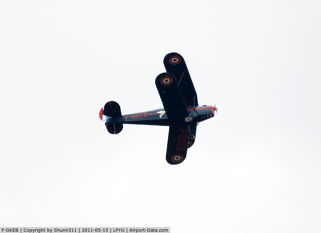 F-GKEB, Stampe-Vertongen SV-4C C/N 618, During LFYG Airshow 2011