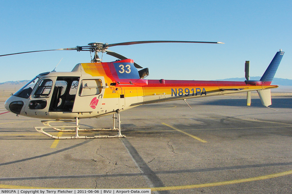 N891PA, Eurocopter AS-350B-2 Ecureuil Ecureuil C/N 4557, Eurocopter AS 350 B2, c/n: 4557 at Boulder City