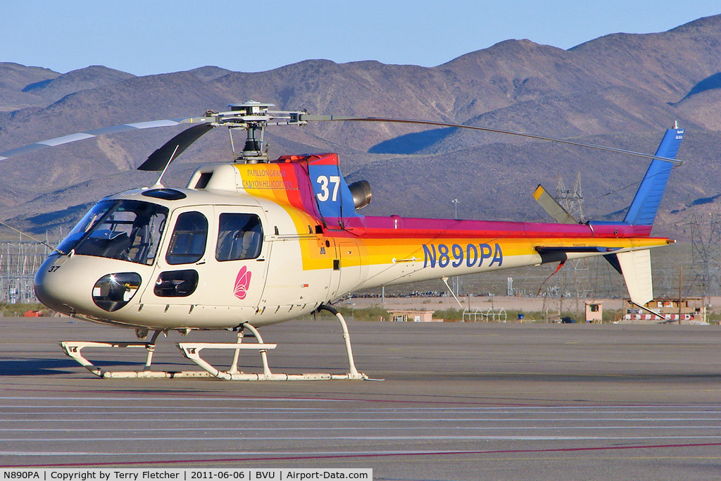 N890PA, 2008 Eurocopter AS-350B-2 Ecureuil Ecureuil C/N 4554, Eurocopter AS 350 B2, c/n: 4554 at Boulder City