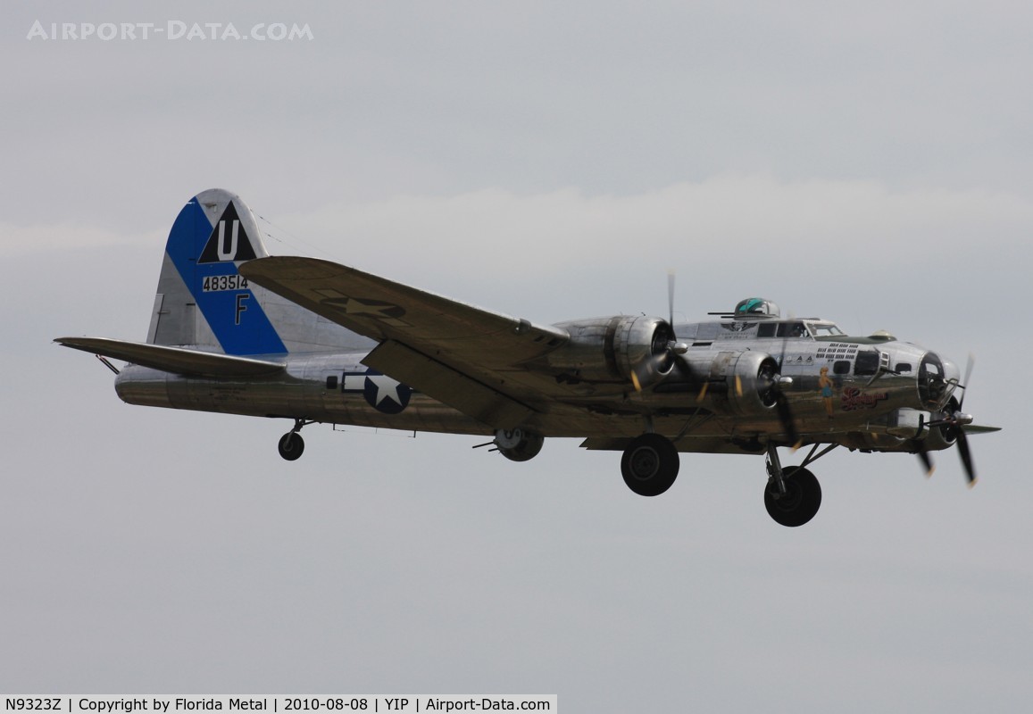 N9323Z, 1944 Boeing B-17G-85-DL Flying Fortress C/N 32155, Sentimental Journey