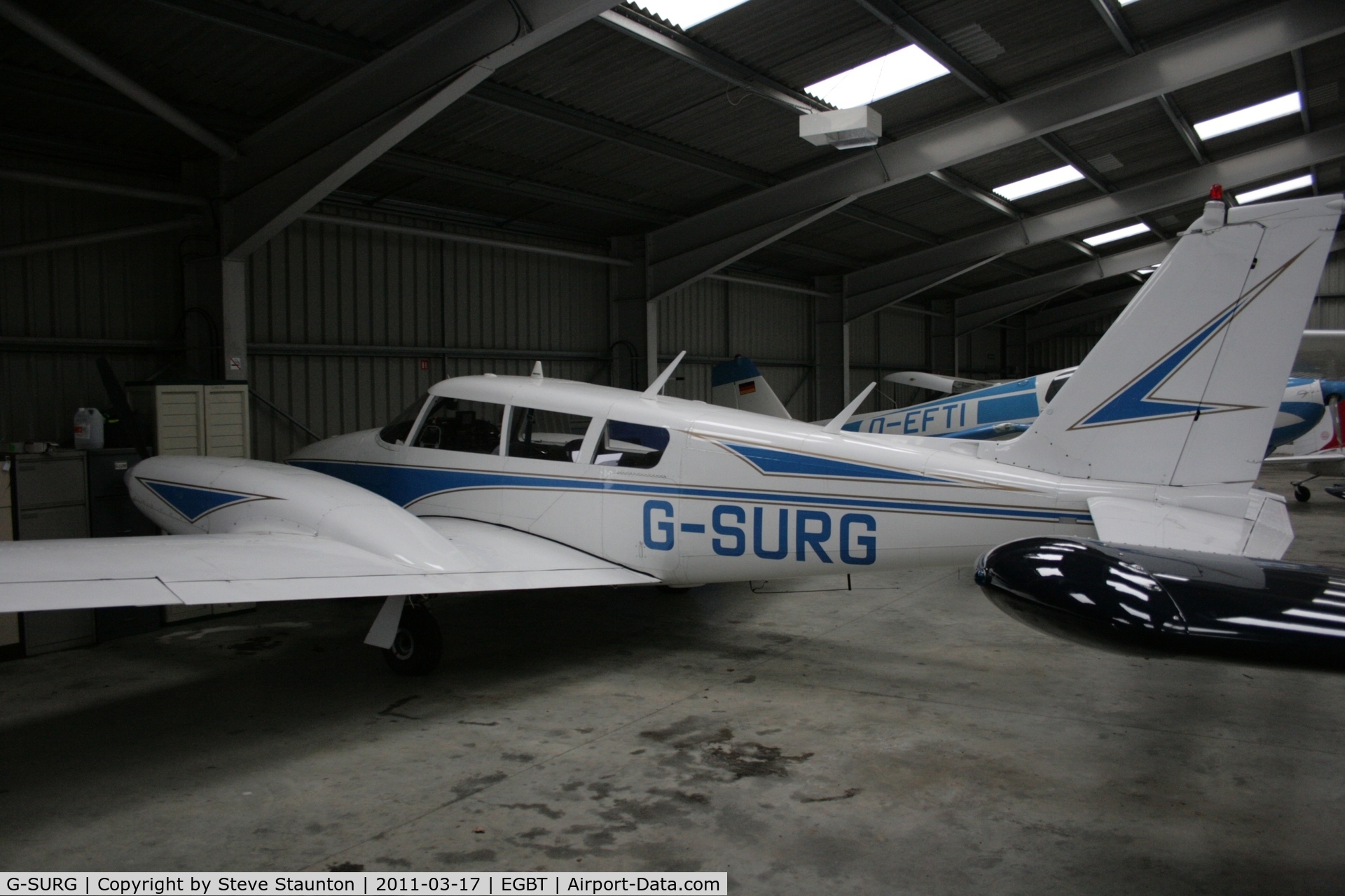 G-SURG, 1967 Piper PA-30-160 B Twin Comanche C/N 30-1424, Taken at Turweston Airfield March 2010