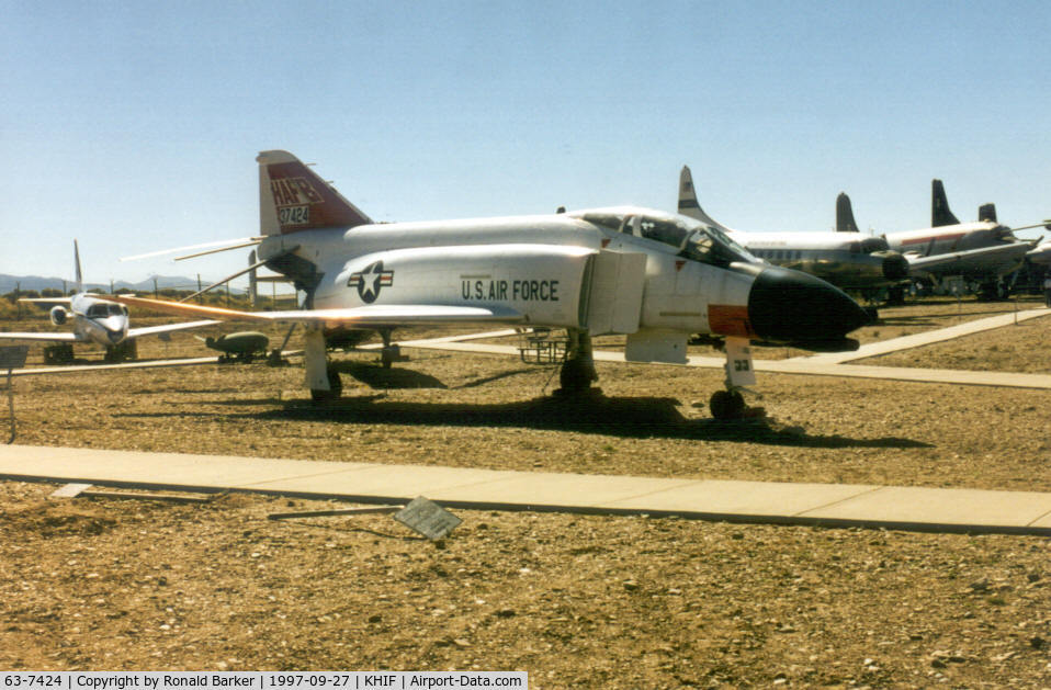 63-7424, 1963 McDonnell F-4C Phantom II C/N 366, Hill Aerospace Museum