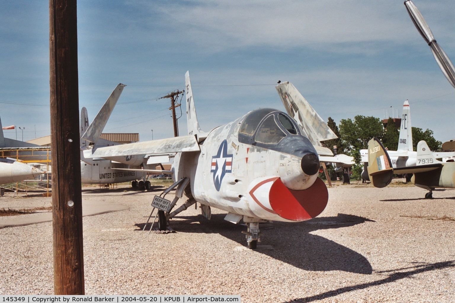 145349, Vought F-8A Crusader C/N Not found 145349, Pueblo Weisbrod Air Museum