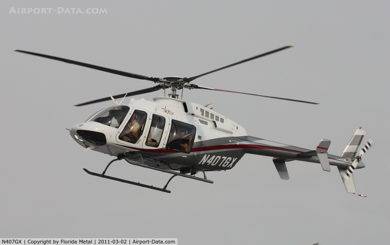 N407GX, 2010 Bell 407 C/N 54300, Bell 407 at Heliexpo Orlando