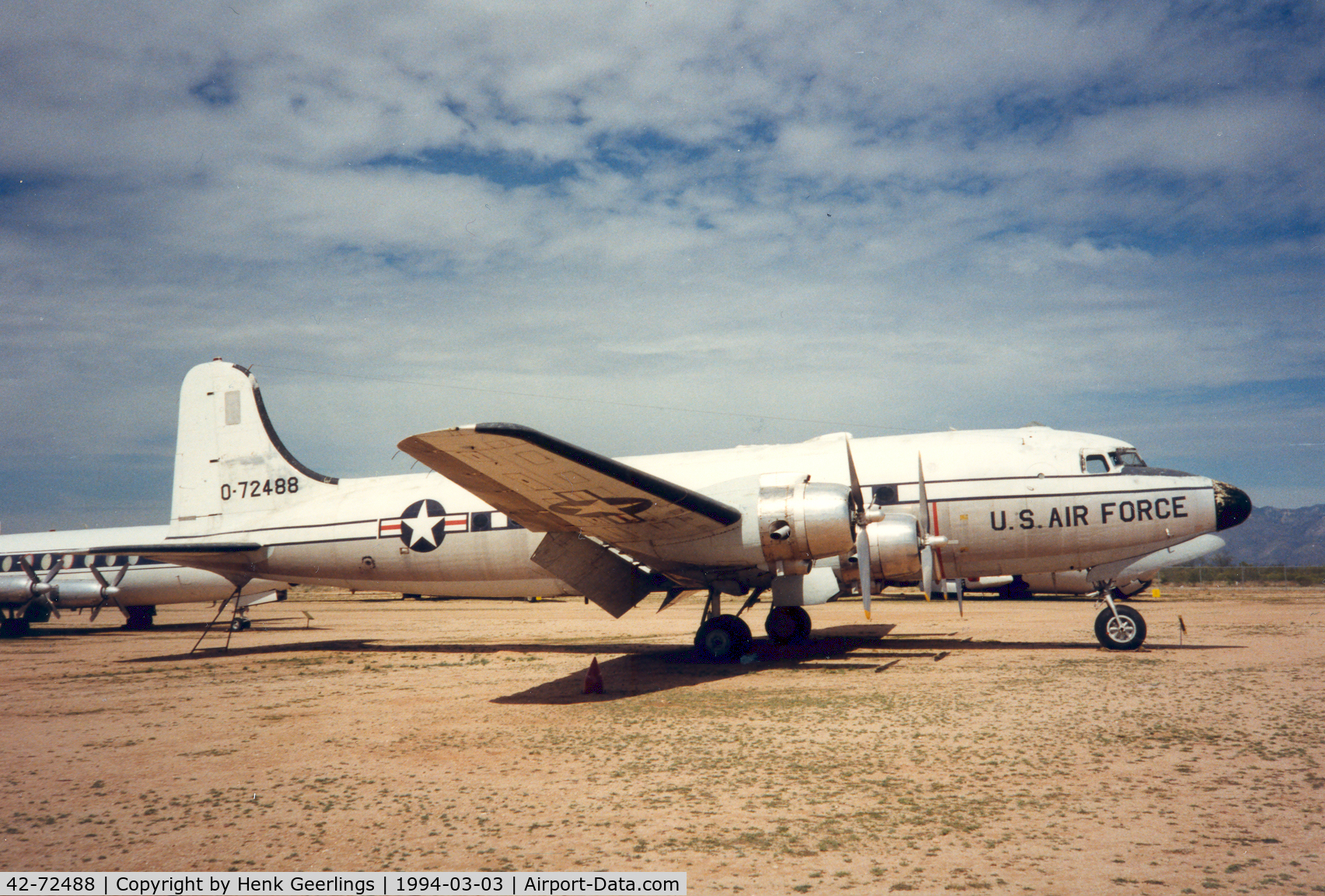 42-72488, Douglas C-54D Skymaster C/N 10593/324, Pima Aviation Museum