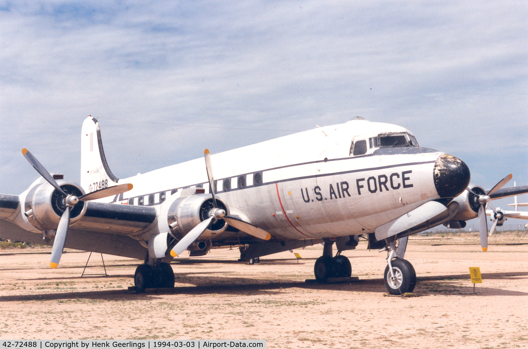 42-72488, Douglas C-54D Skymaster C/N 10593/324, Pima Aviation Museum