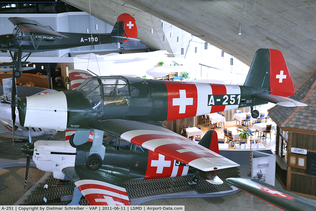 A-251, Bucker Bu-181B Bestmann C/N 110273, Swiss Air Force Bücker 181