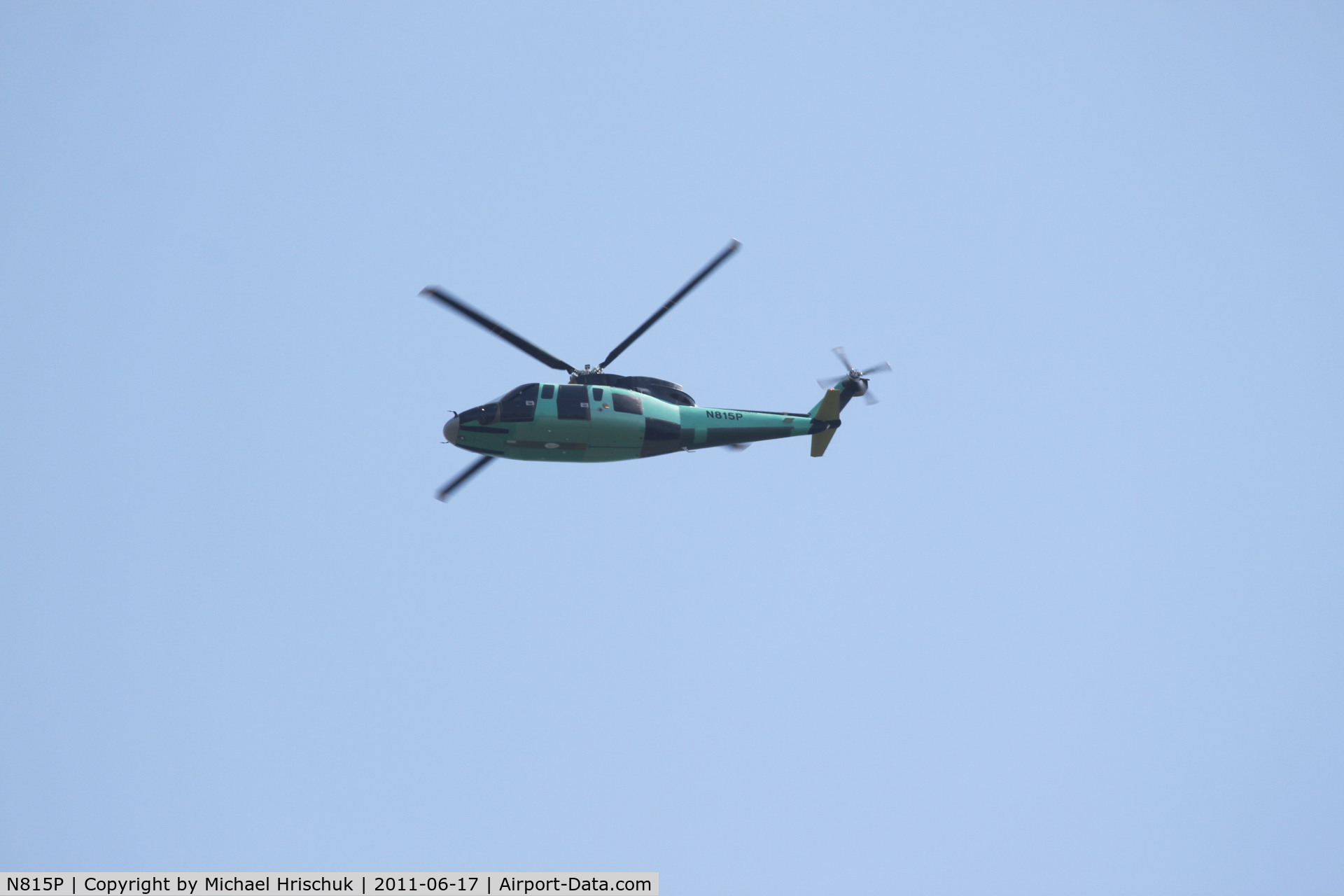 N815P, Sikorsky S-76C C/N 760815, Flew over my house on 6-17-2011