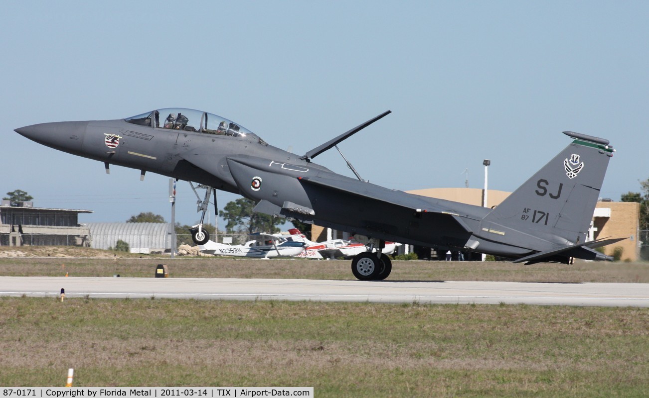 87-0171, 1987 McDonnell Douglas F-15E Strike Eagle C/N 1036/E011, F-15E