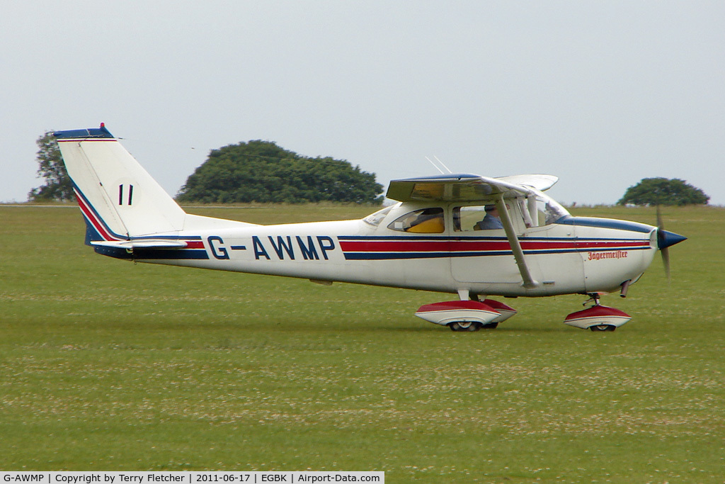 G-AWMP, 1968 Reims F172H Skyhawk C/N 0488, Visitor on Day 1 of 2011 AeroExpo at Sywell