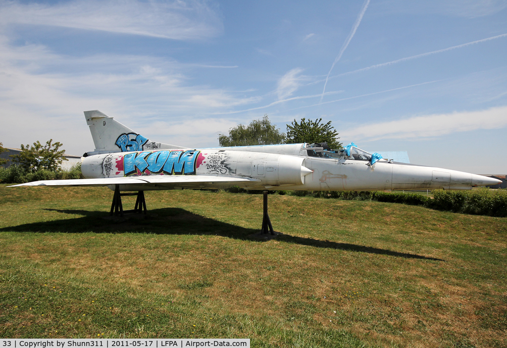 33, Dassault Mirage 5F C/N 33, Still preserved but has been vandalised...