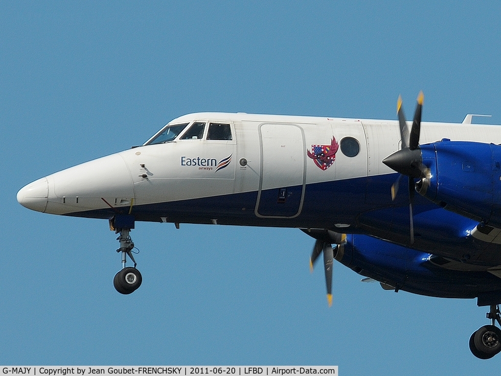 G-MAJY, 1997 British Aerospace Jetstream 41 C/N 41099, landing 29