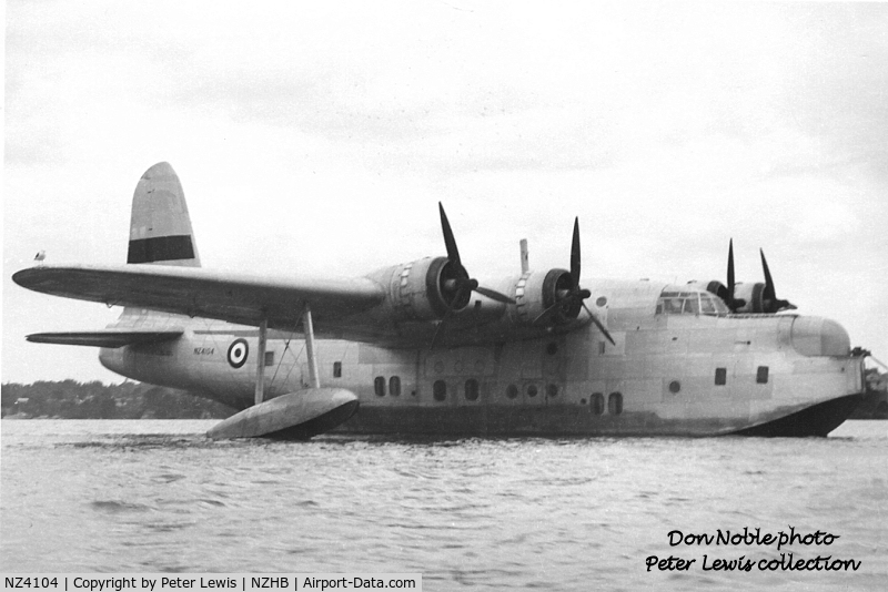 NZ4104, 1944 Short S.25 Sunderland III C/N SB.4668, RNZAF Flying Boat Transport Flight