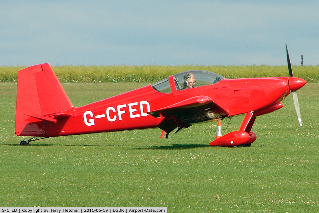 G-CFED, 2008 Vans RV-9 C/N PFA 320-14414, Vans RV-9, c/n: PFA 320-14414 at Sywell