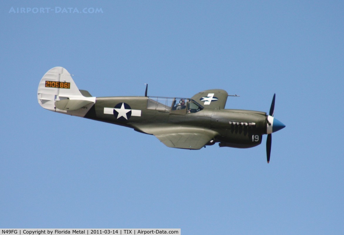 N49FG, 1943 Curtiss P-40N Warhawk C/N 29623, P-40N