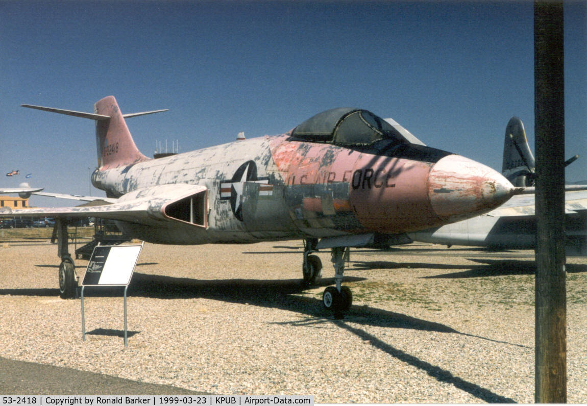 53-2418, 1953 McDonnell F-101A-1-MC Voodoo C/N 1, Pueblo Weisbrod Aircraft Museum