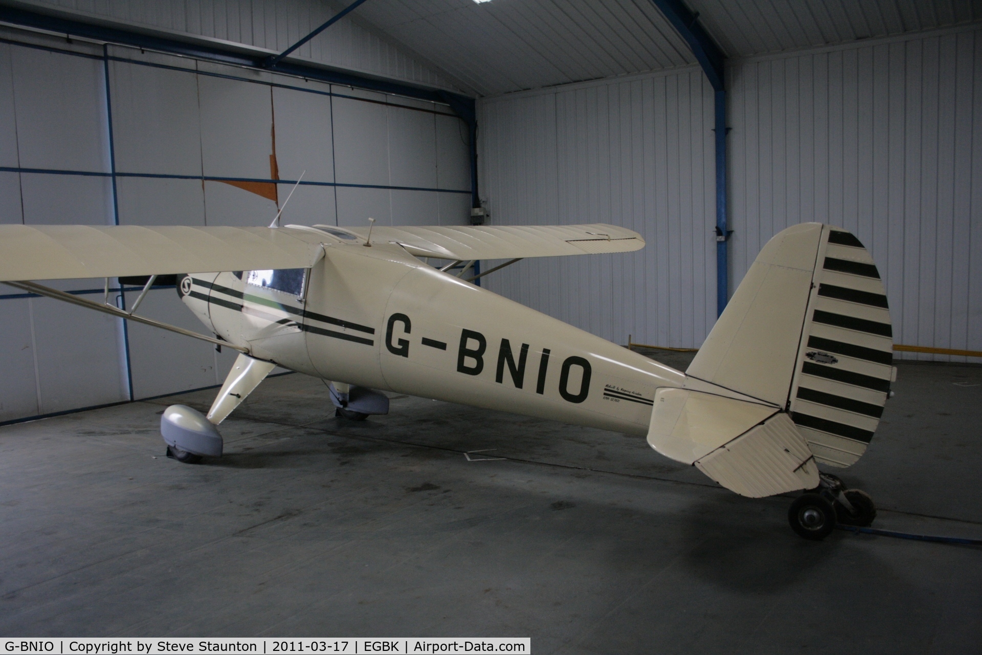 G-BNIO, 1946 Luscombe 8A C/N 2120, Taken at Sywell Airfield March 2011