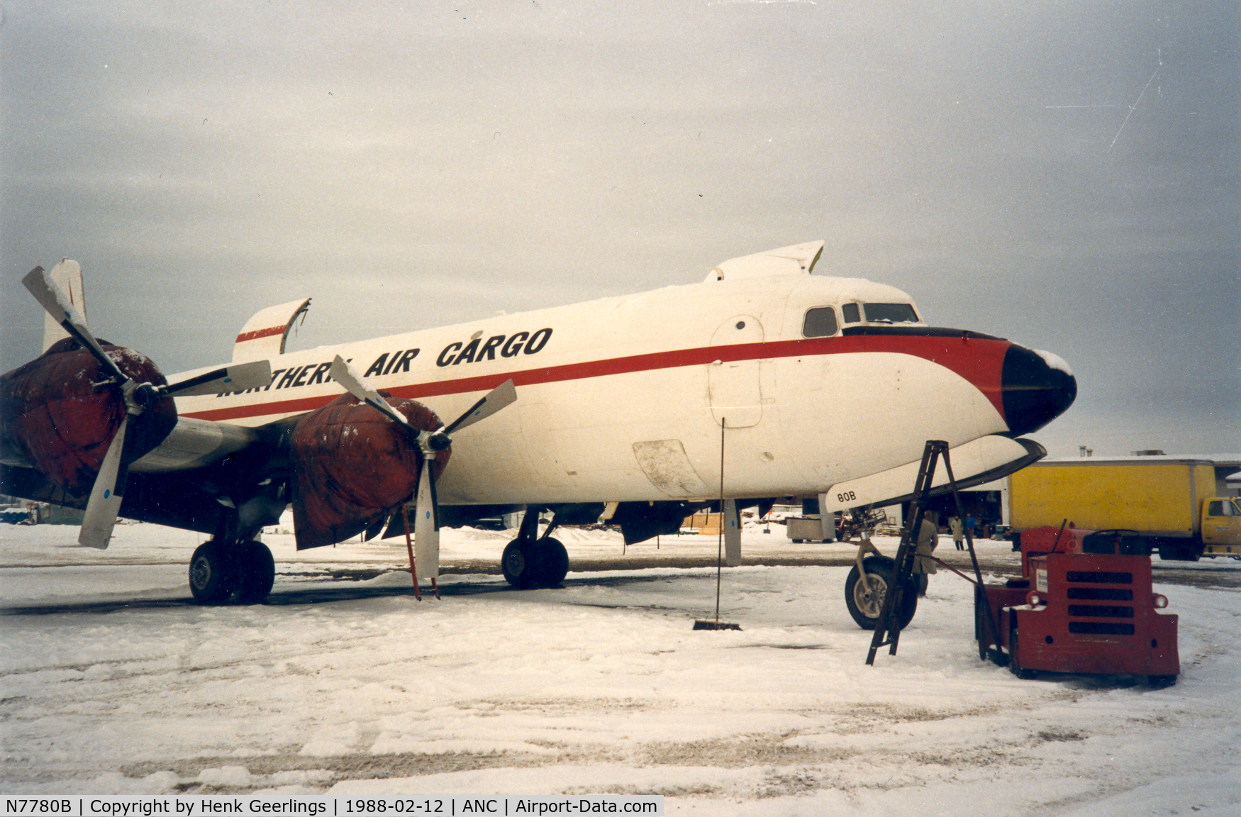 N7780B, 1957 Douglas DC-6A C/N 45372, Northern Air Cargo - Anchorage