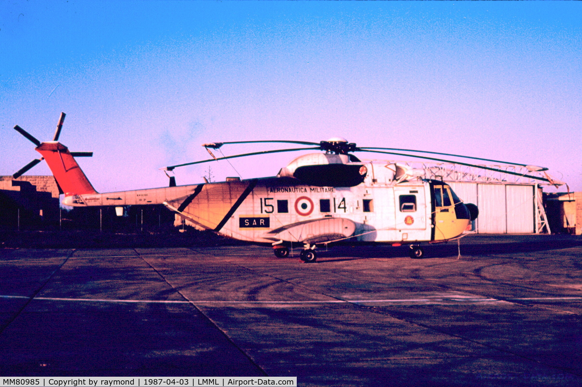 MM80985, Agusta HH-3F Pelican C/N 6212, HH3F MM80985/15-14 Italian Air Force
