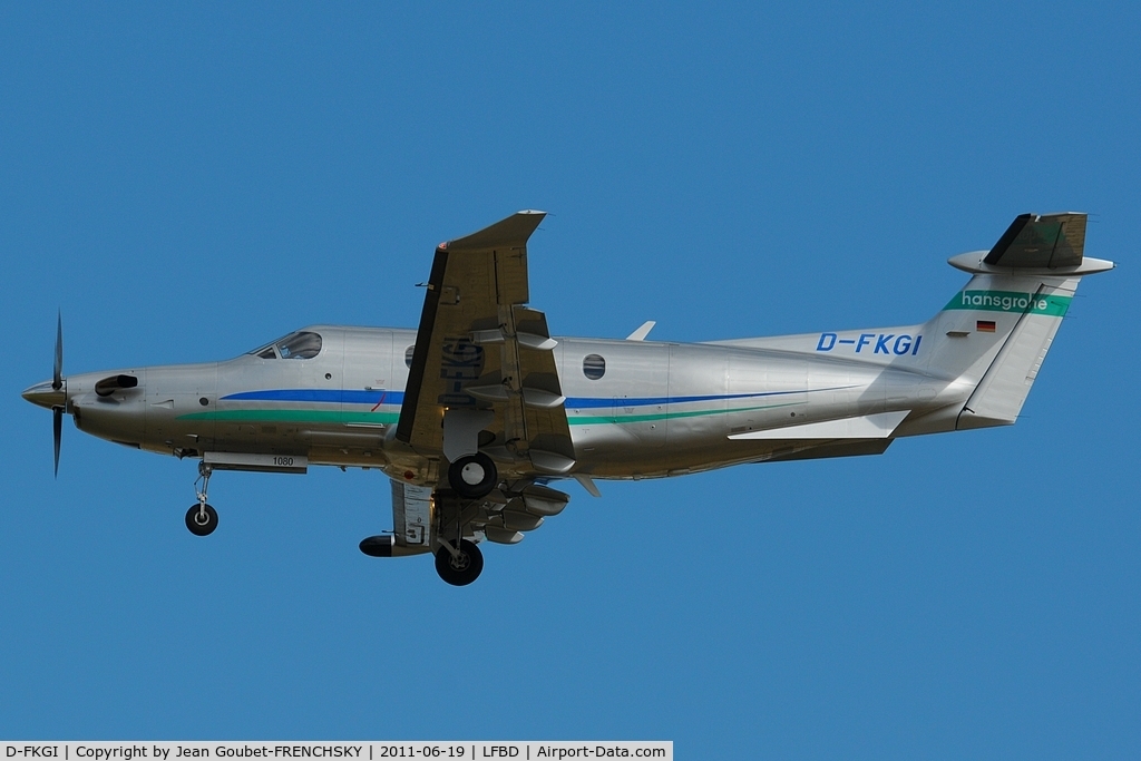 D-FKGI, 2008 Pilatus PC-12/47E C/N 1080, landing 23