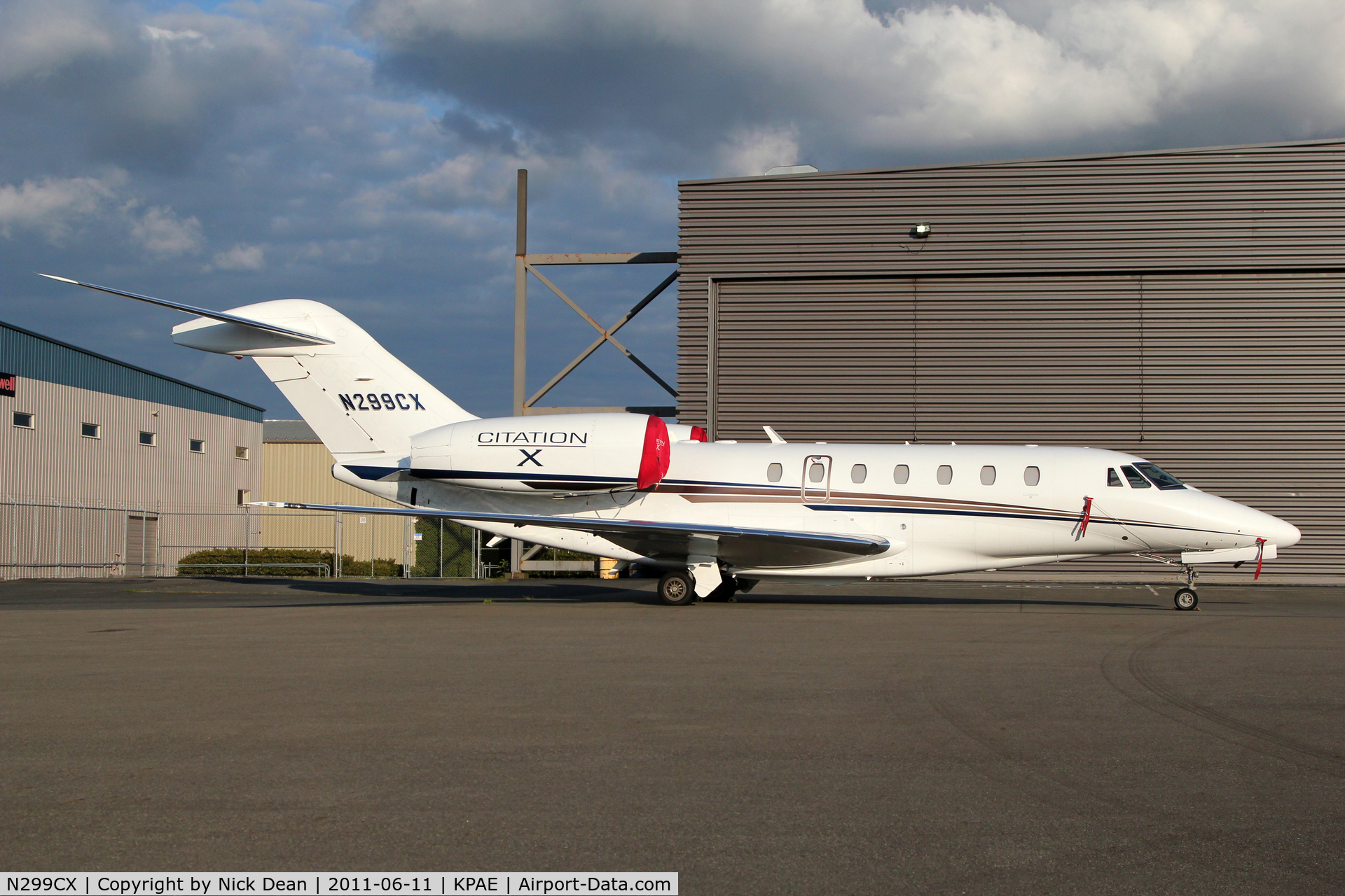 N299CX, 2009 Cessna 750 Citation X C/N 750-0299, KPAE/PAE