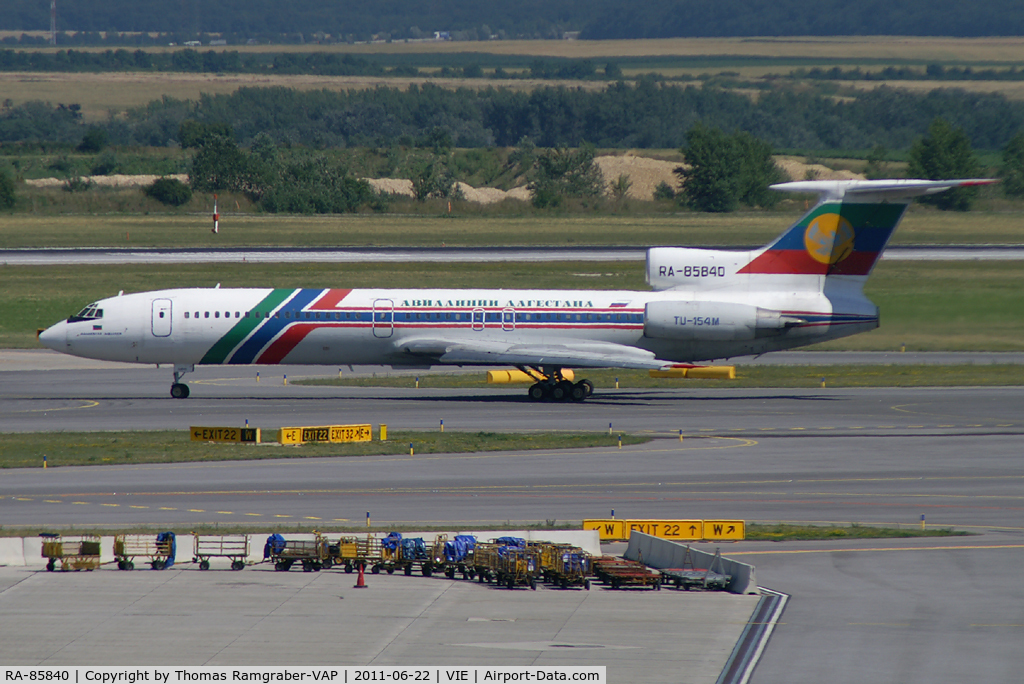 RA-85840, 1998 Tupolev Tu-154M C/N 98A1011, Dagestan Airlines Tupolev 154