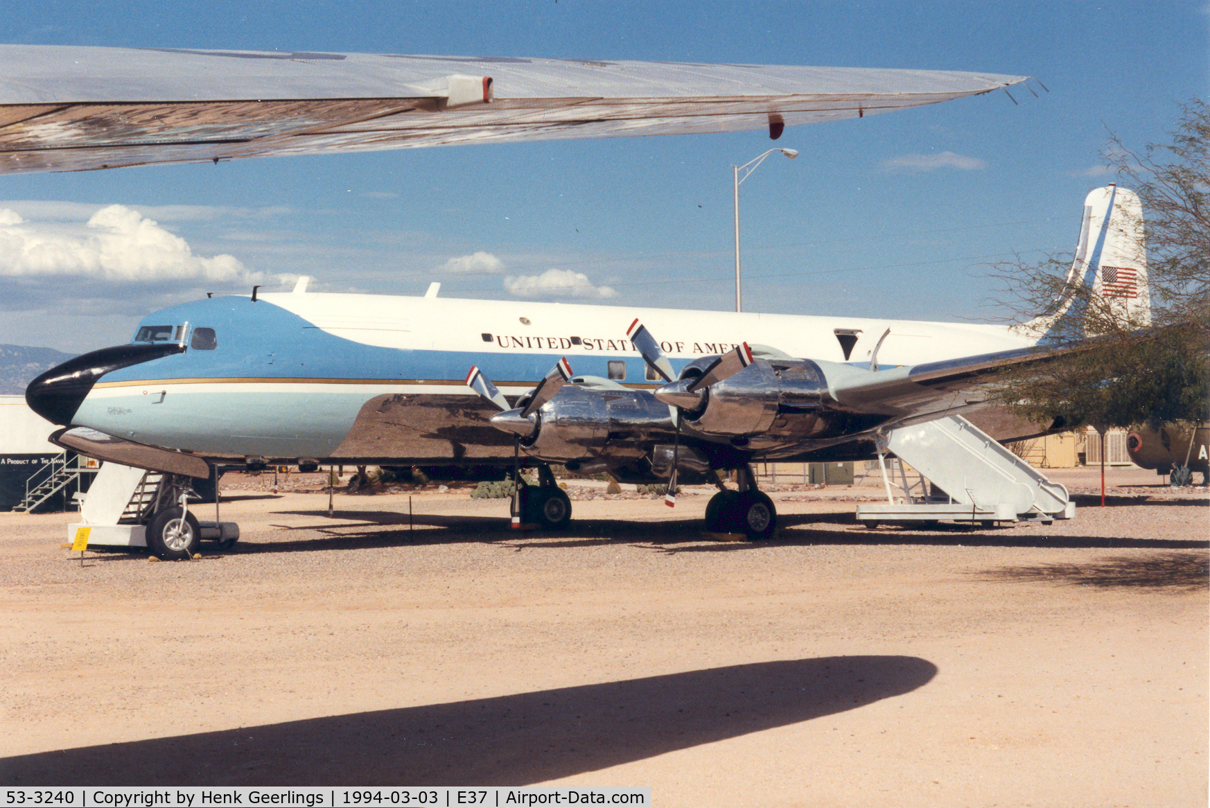 53-3240, 1954 Douglas VC-118A Liftmaster C/N 44611, Pima Air Museum.

Air Force One
