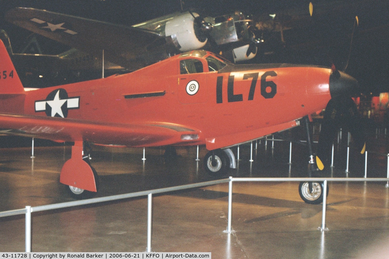 43-11728, 1945 Bell P-63E-1-BE Kingcobra C/N 33-16, National Museum of the Air Force