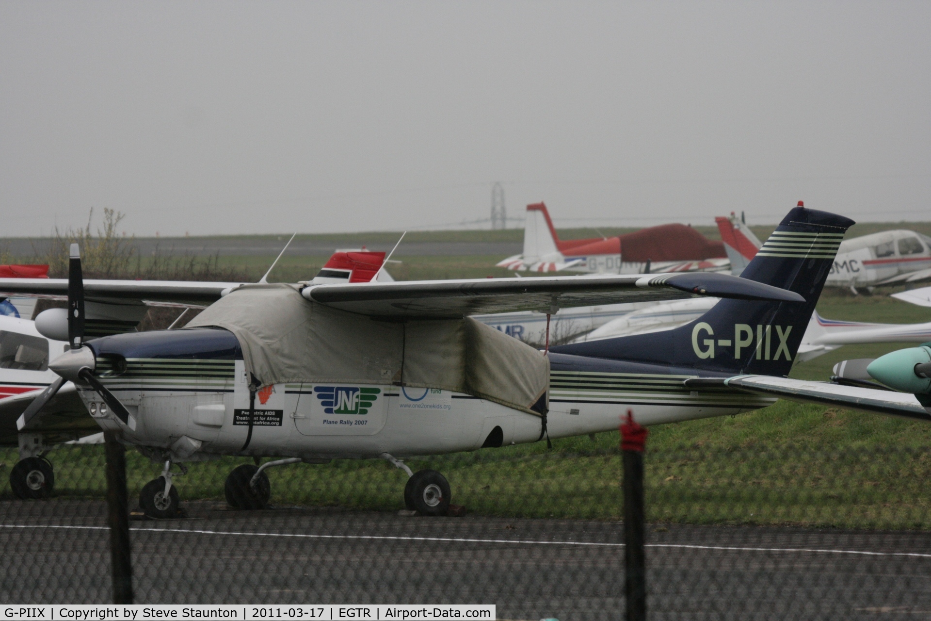 G-PIIX, 1978 Cessna P210N Pressurised Centurion C/N P210-00130, Taken at Elstree Airfield March 2011