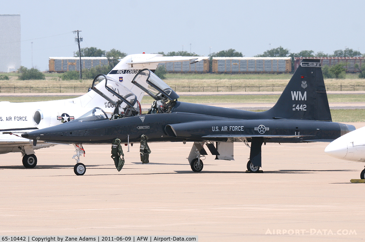 65-10442, 1965 Northrop T-38A-60-NO Talon C/N N.5861, At Alliance Airport - Fort Worth, TX