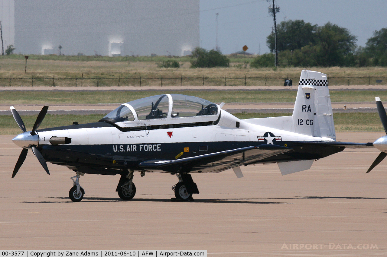 00-3577, 2000 Raytheon T-6A Texan II C/N PT-81, At Alliance Airport - Fort Worth, TX