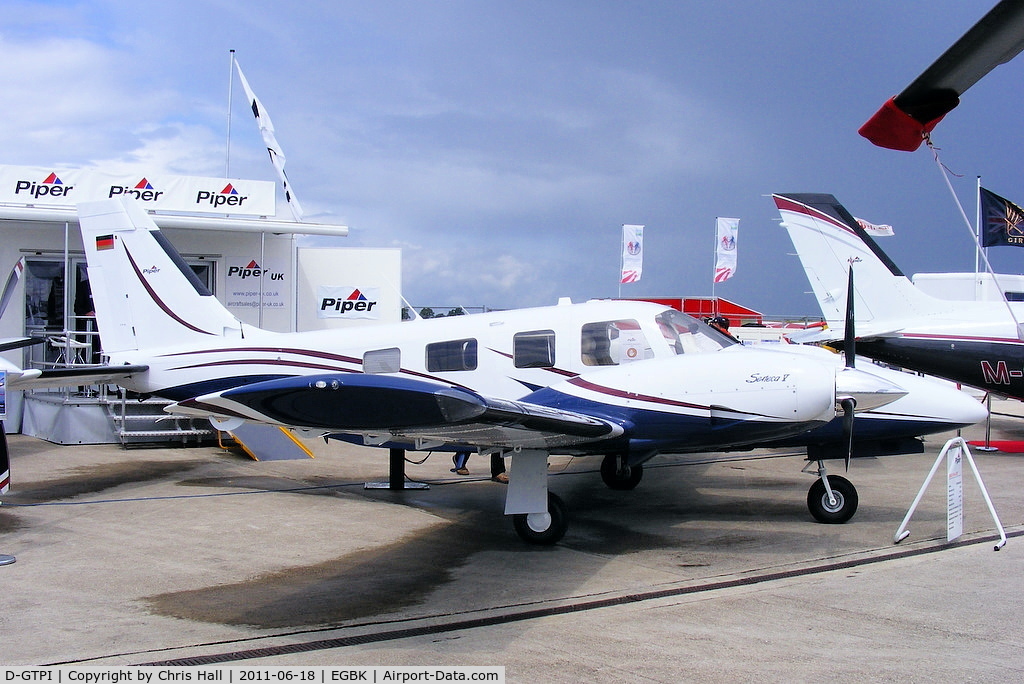 D-GTPI, Piper PA-34-220T C/N 3449410, at AeroExpo 2011