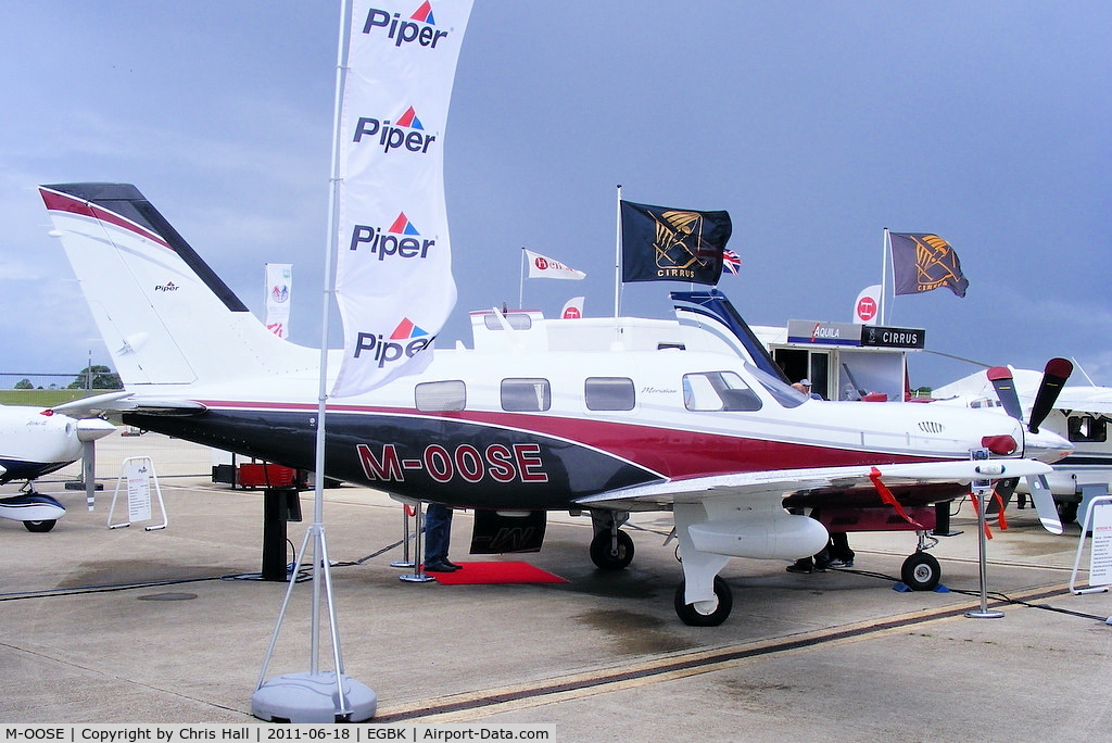 M-OOSE, 2010 Piper PA-46-500TP Malibu Meridian C/N 4697425, at AeroExpo 2011