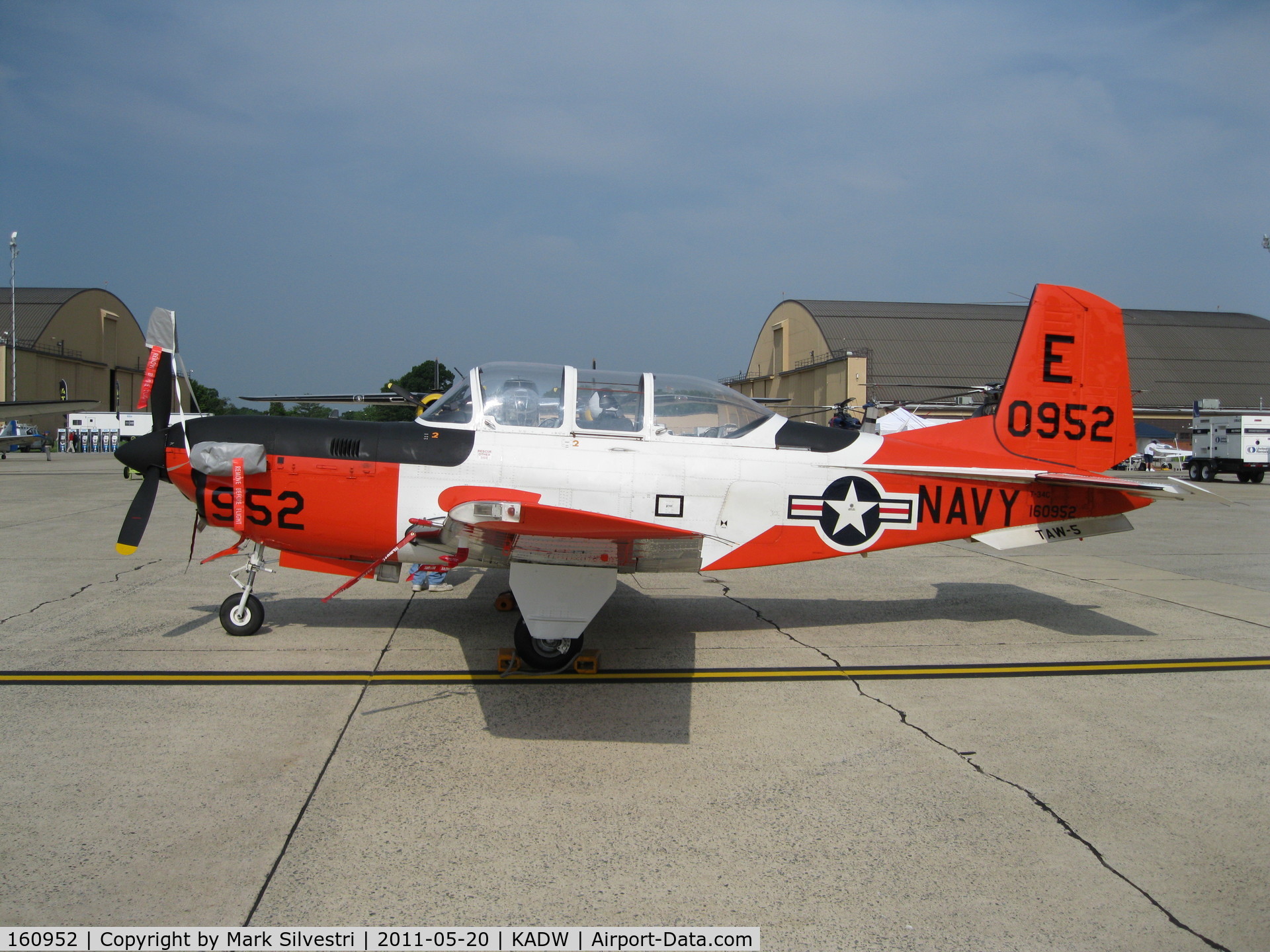 160952, Beech T-34C Turbo Mentor C/N GL-138, 2011 Joint Base Andrews Airshow