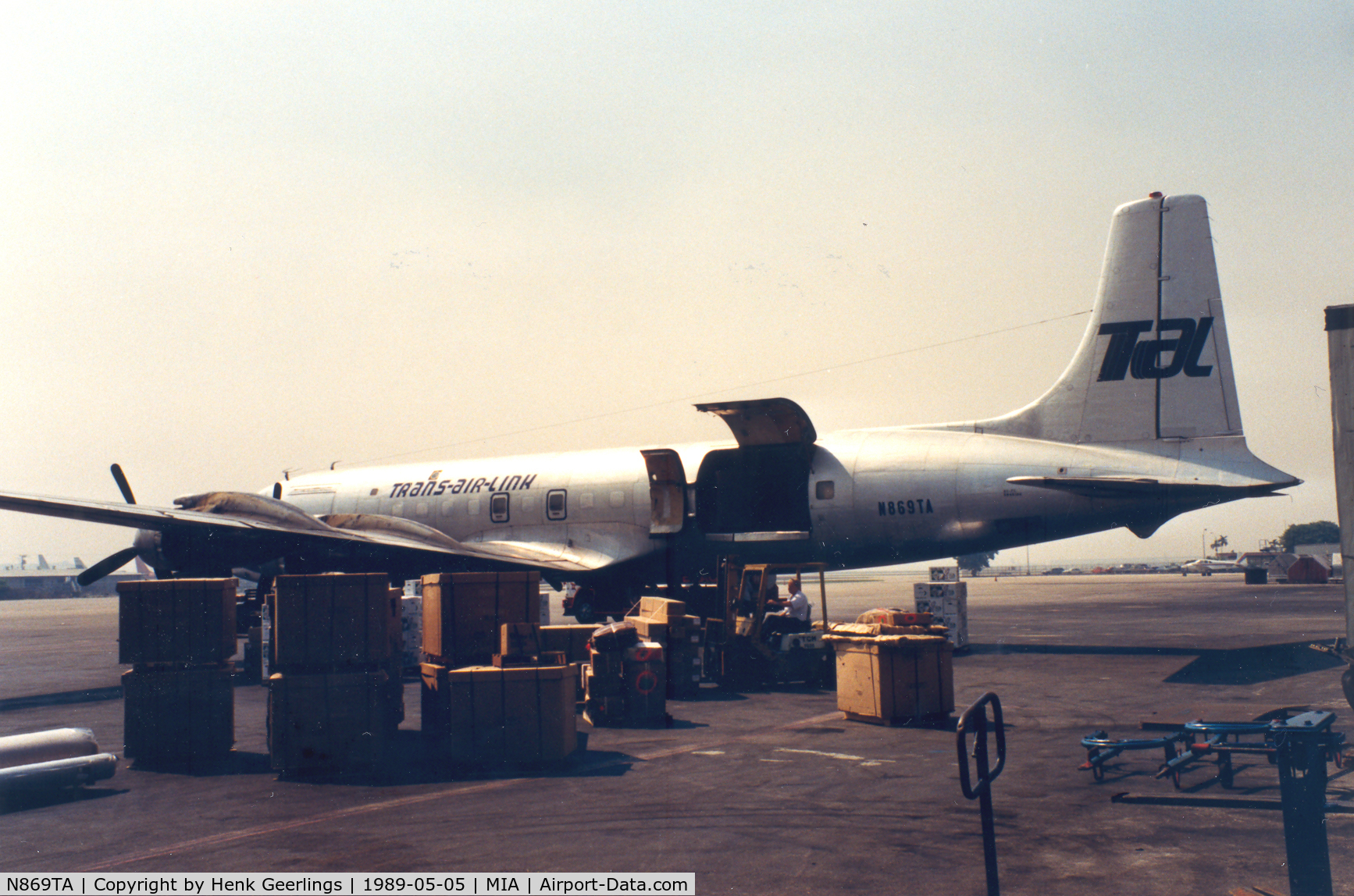 N869TA, 1957 Douglas DC-7 C/N 45188, Trans Air Link - TAL