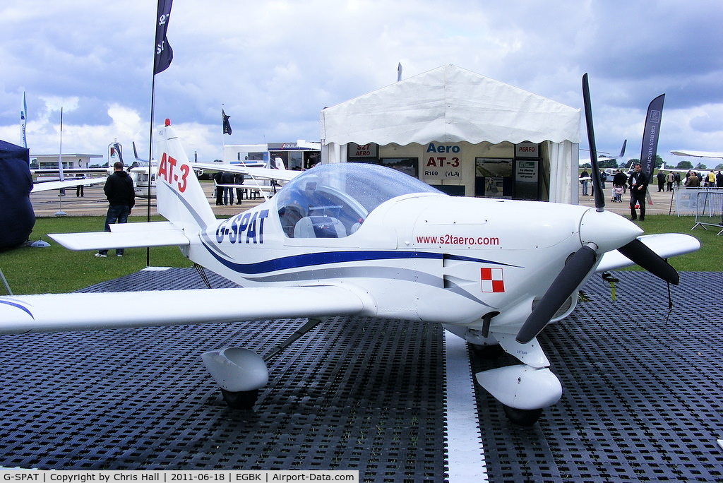 G-SPAT, 2003 Aero AT-3 R100 C/N AT3-008, at AeroExpo 2011