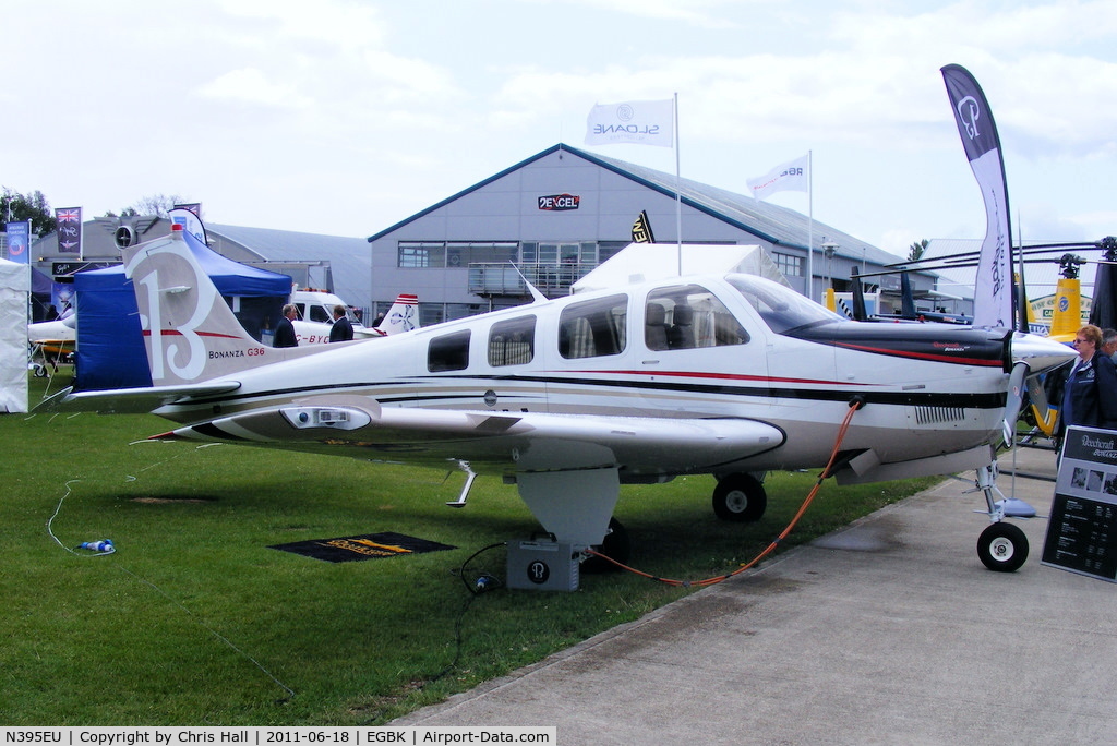 N395EU, 2011 Hawker Beechcraft Corp G36 Bonanza C/N E-3951, at AeroExpo 2011