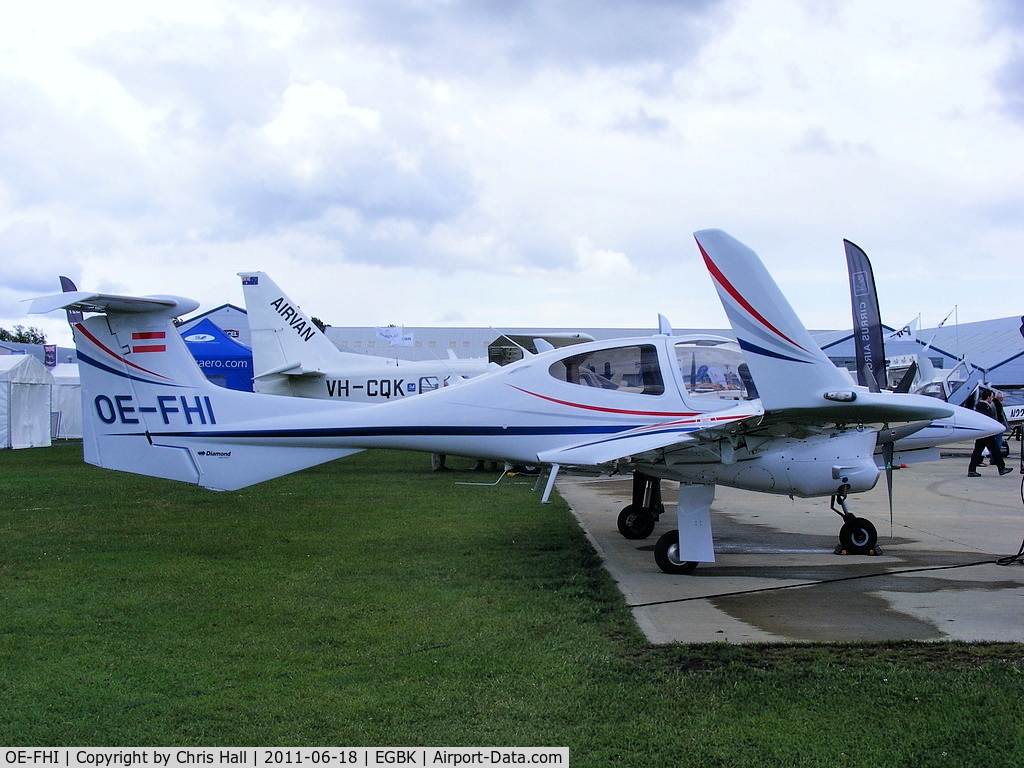 OE-FHI, Diamond DA-42NG Twin Star C/N 42.N009, at AeroExpo 2011