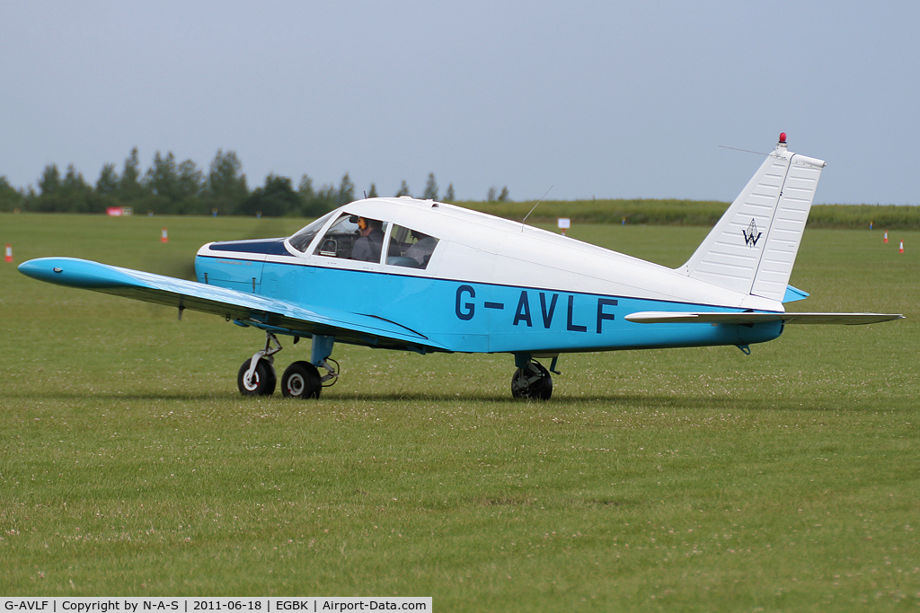 G-AVLF, 1967 Piper PA-28-140 Cherokee C/N 28-23268, Visitor for Aeroexpo