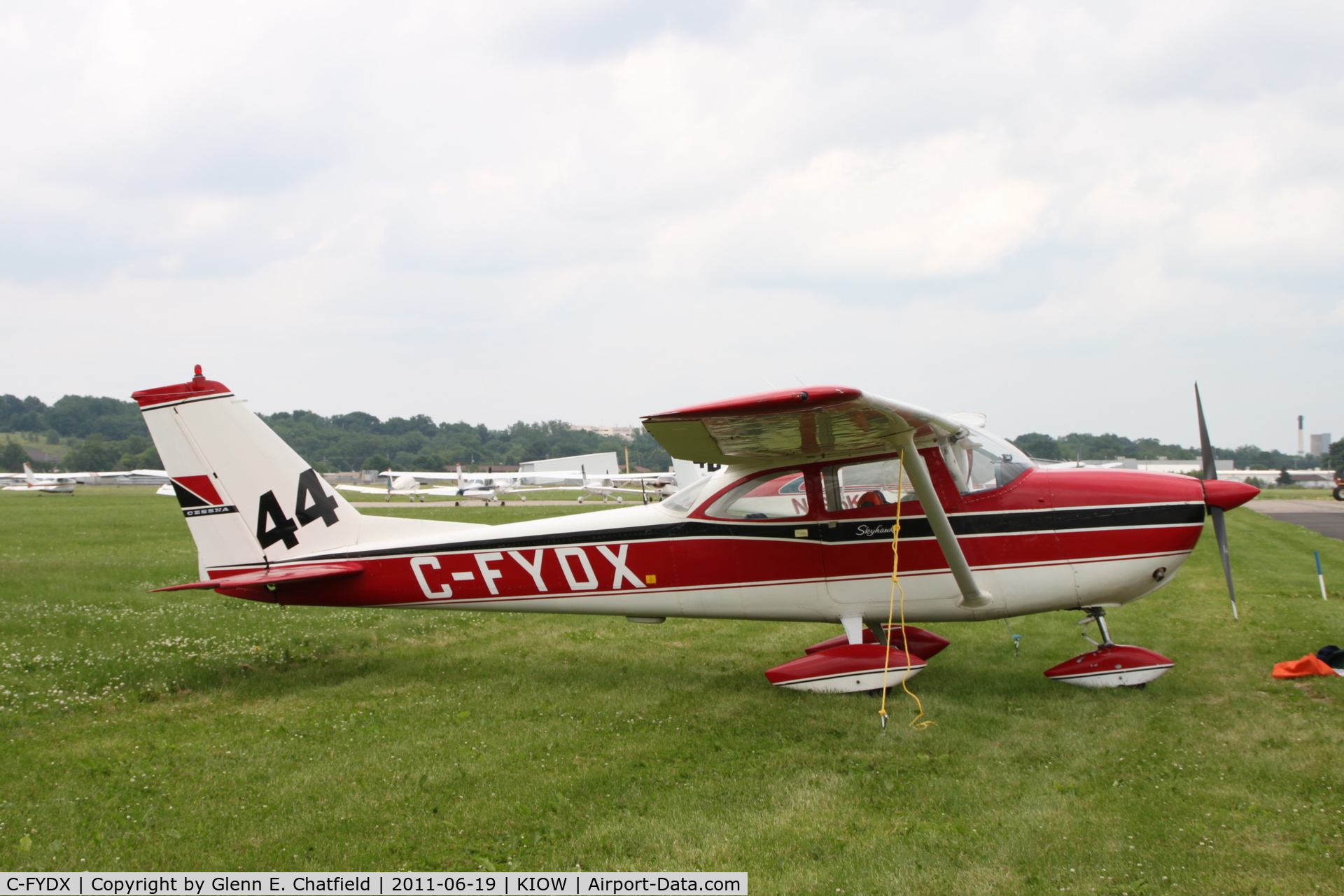 C-FYDX, 1965 Cessna 172F C/N 17252880, In town for the 99s' Air Race Classic. Iowa City starting point dropped due to weather.