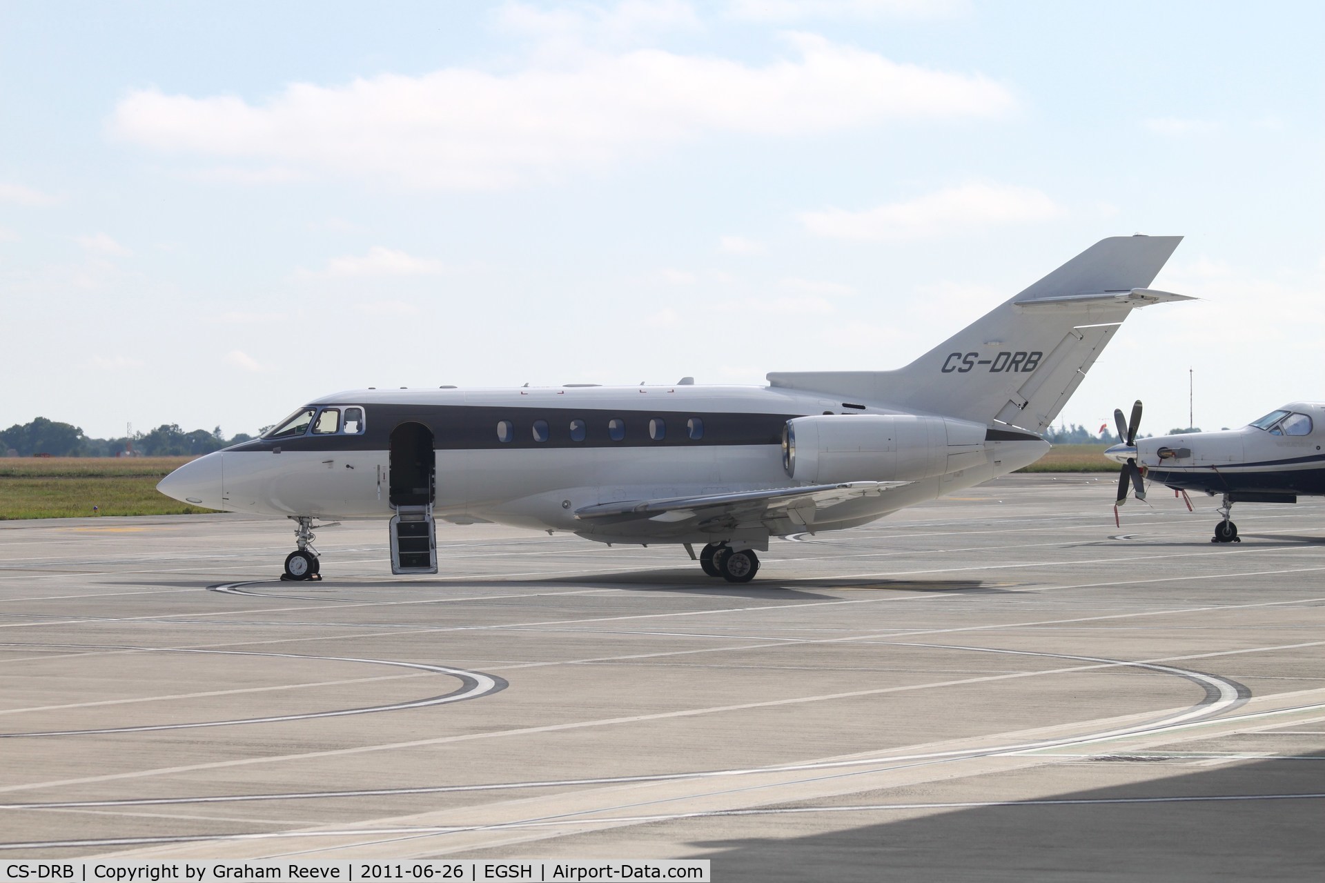 CS-DRB, 2004 Raytheon Hawker 800XP C/N 258690, Parked at Norwich.