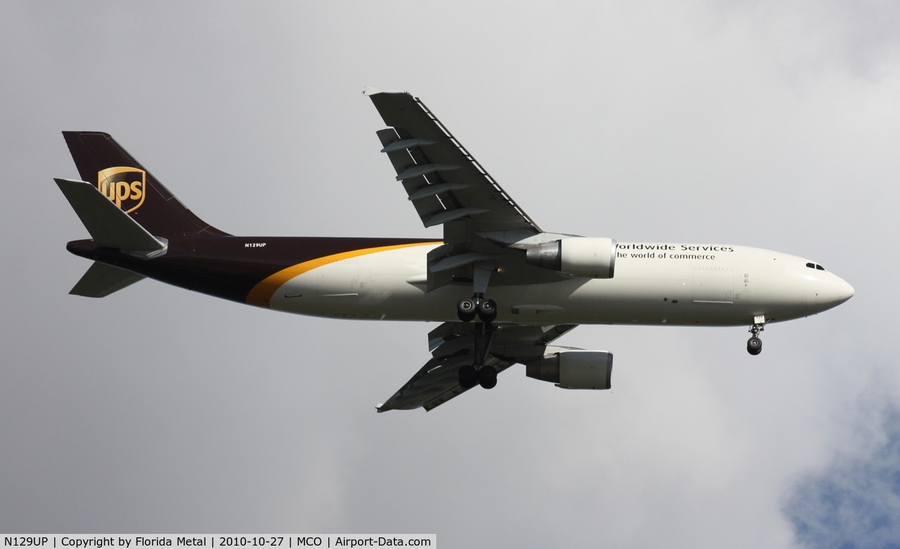 N129UP, 2001 Airbus A300F4-622R C/N 0813, UPS A300