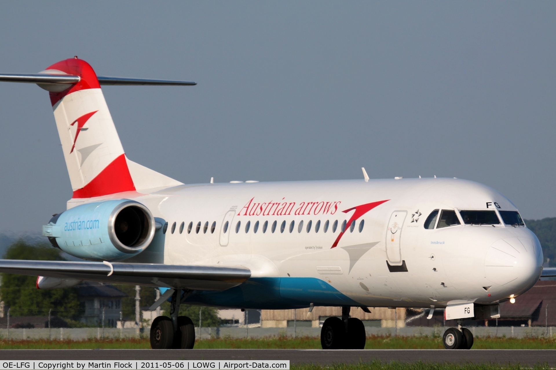 OE-LFG, 1995 Fokker 70 (F-28-0070) C/N 11549, .....