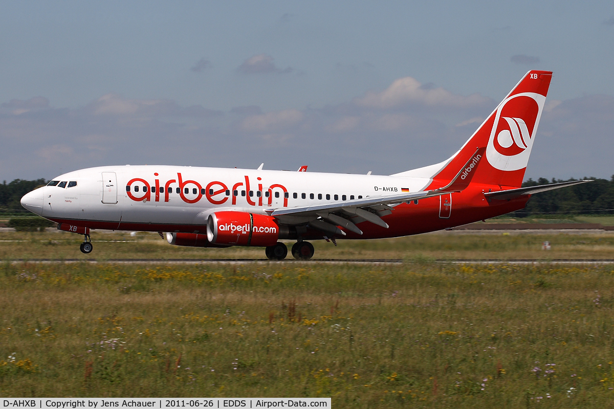D-AHXB, 2007 Boeing 737-7K5 C/N 30717/2228, AirBerlin operated by TUIfly