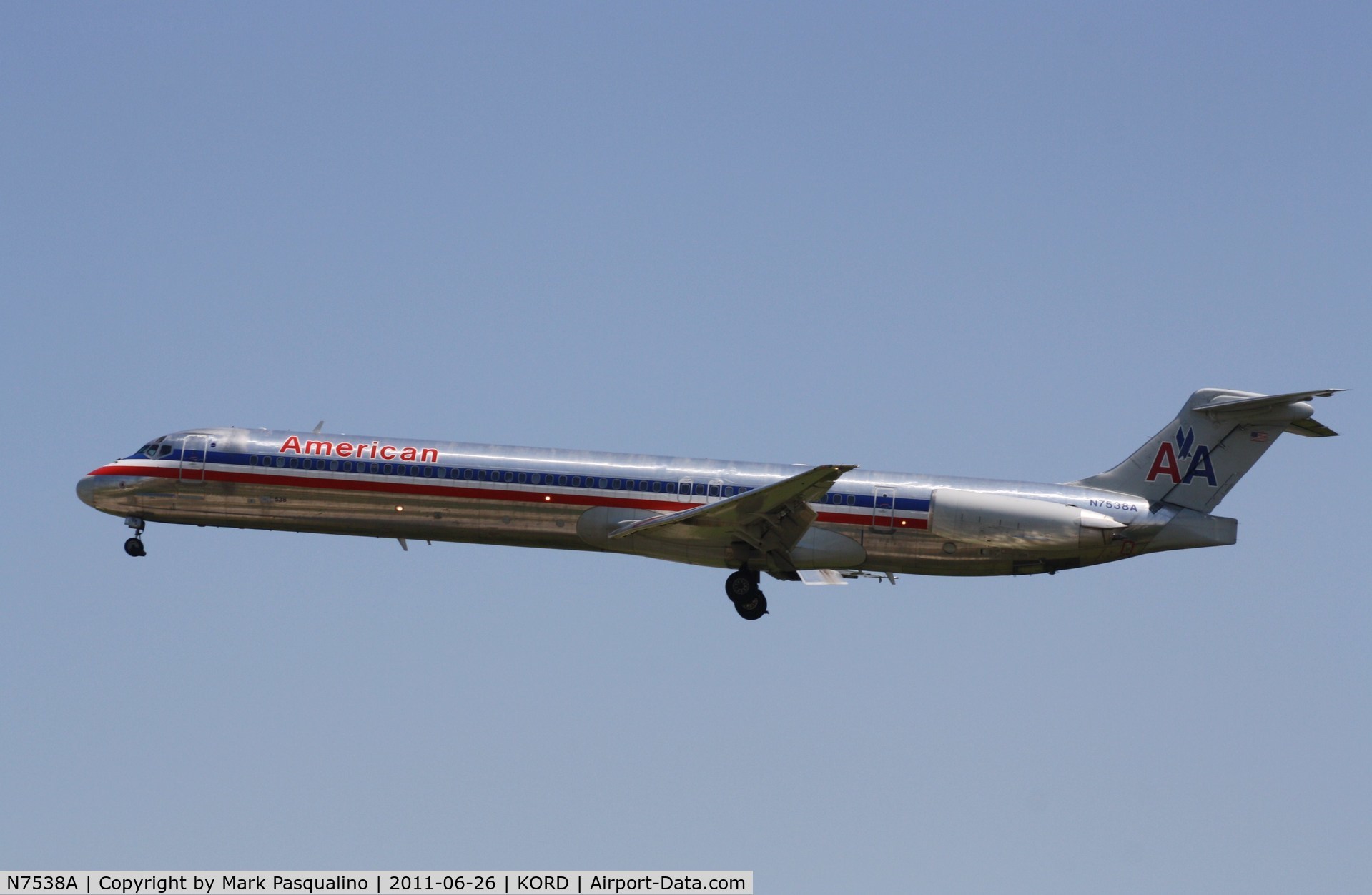 N7538A, 1990 McDonnell Douglas MD-82 (DC-9-82) C/N 49992, MD-82